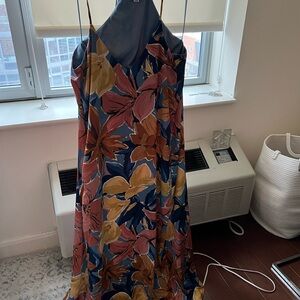 Tahari Multicolor Floral Maxi Dress